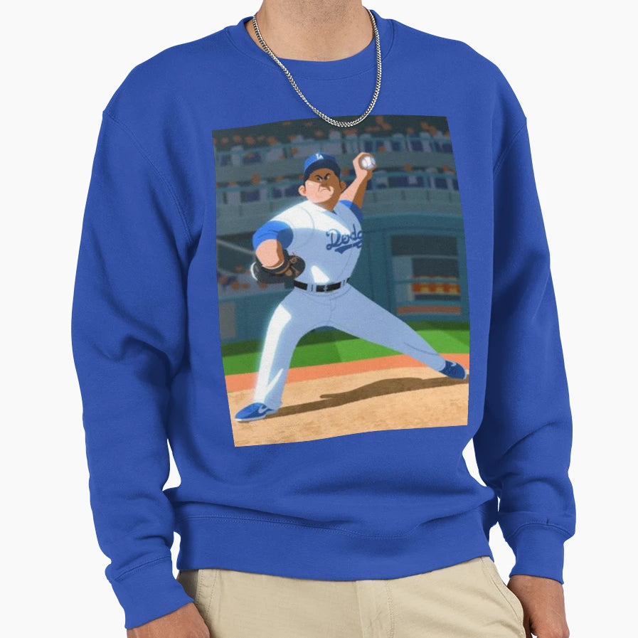 Baseball Pitcher Sweatshirt - Streetwear Style for Adults - T-Shirt, Sweatshirt, Hoodie