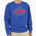 Cubs Baseball Typography Athletic Sports Sweatshirt - Trendy Graphic Unisex - T-Shirt, Sweatshirt, Hoodie
