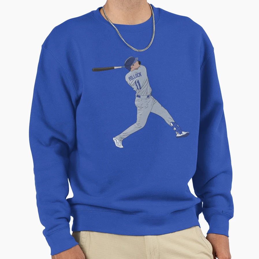 Aj Pollock Los Angeles Baseball Grand Sweatshirt - Graphic Print Men Women - T-Shirt, Sweatshirt, Hoodie