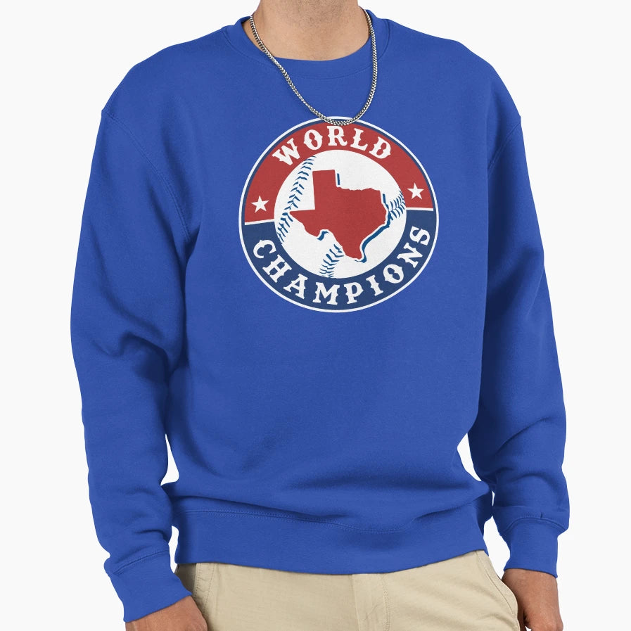 Texas Champions Logo 3 Sweatshirt - Novelty Apparel for Adults - T-Shirt, Sweatshirt, Hoodie