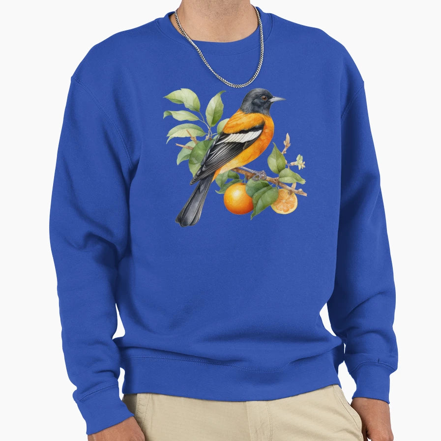 Watercolor Birds America Sweatshirt - Casual Everyday Wear for Adults - T-Shirt, Sweatshirt, Hoodie