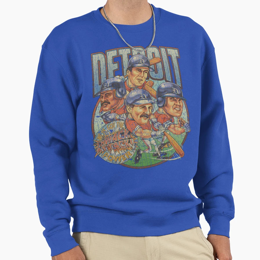 Detroit Thwack Attack 1993 Sweatshirt - Streetwear Style Unisex - T-Shirt, Sweatshirt, Hoodie