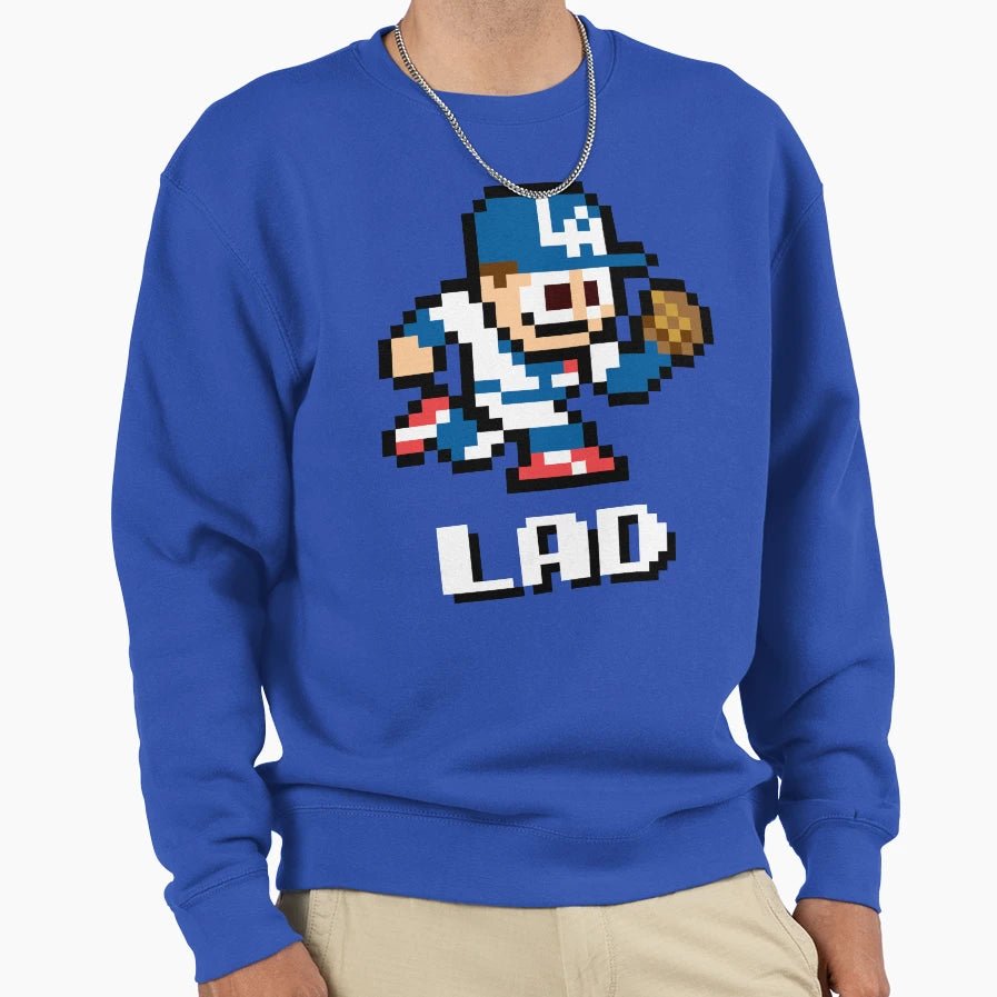 Los Angeles 8 Bit Player Initials Sweatshirt - Streetwear Style Men Women - T-Shirt, Sweatshirt, Hoodie