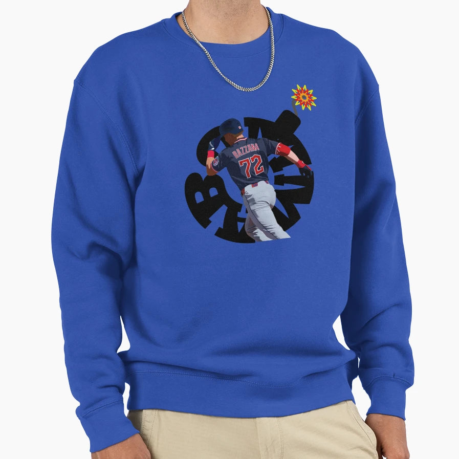 Bazzana Bomma Sweatshirt - Minimalist Print for Adults - T-Shirt, Sweatshirt, Hoodie