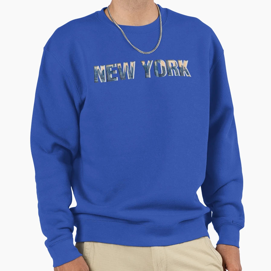 New York Sweatshirt - Minimalist Print Men Women - T-Shirt, Sweatshirt, Hoodie