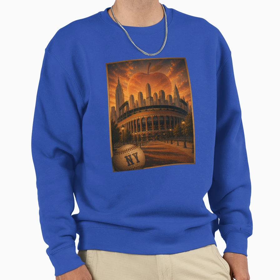 New York Baseball Haven Sweatshirt - Fun Novelty Design for Adults - T-Shirt, Sweatshirt, Hoodie