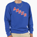New York Anger Blue Sweatshirt - Trendy Graphic for Adults - T-Shirt, Sweatshirt, Hoodie