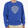 Blue Shield Chcg Red Star Sweatshirt - Fun Novelty Design for Adults - T-Shirt, Sweatshirt, Hoodie
