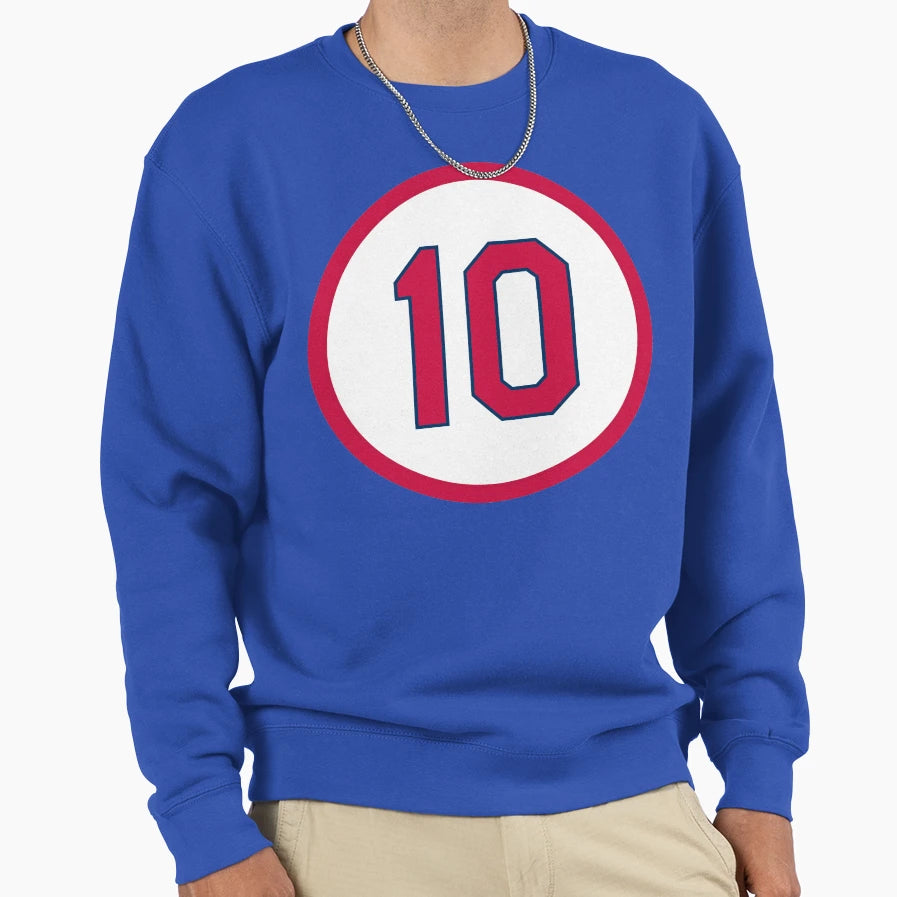 Tony Larussa 10 Jersey Number Sweatshirt - Custom Art Print Men Women - T-Shirt, Sweatshirt, Hoodie
