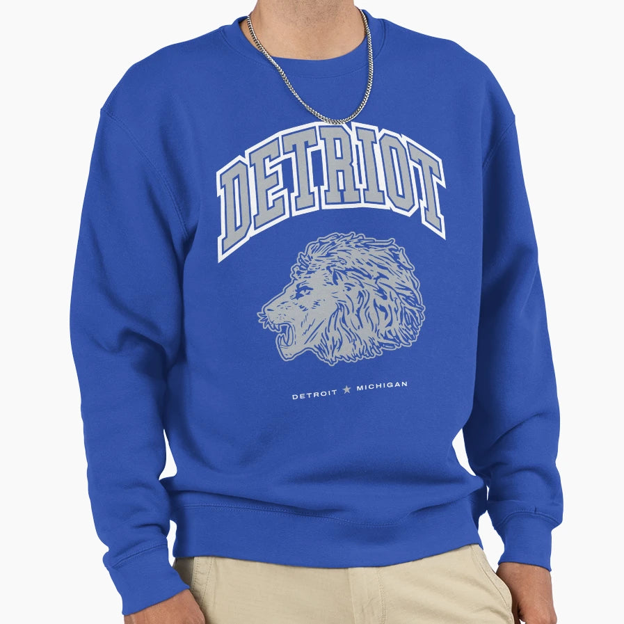 Detroit 313 Football Dark Sweatshirt - Casual Everyday Wear for Adults - T-Shirt, Sweatshirt, Hoodie