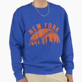 New York Ny Skyline City Baseball Sweatshirt - Trendy Graphic for Adults - T-Shirt, Sweatshirt, Hoodie