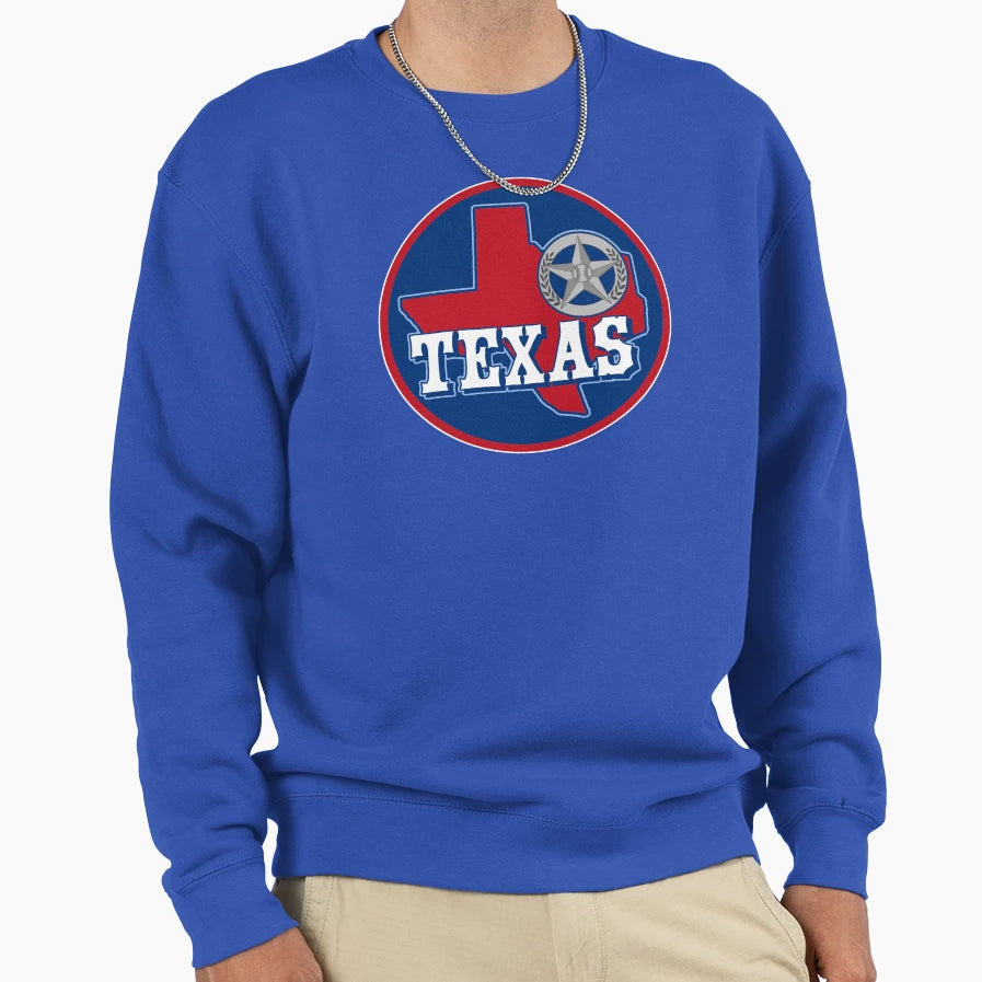 Eyes Texas Crest Sweatshirt - Unique Graphic for Adults - T-Shirt, Sweatshirt, Hoodie