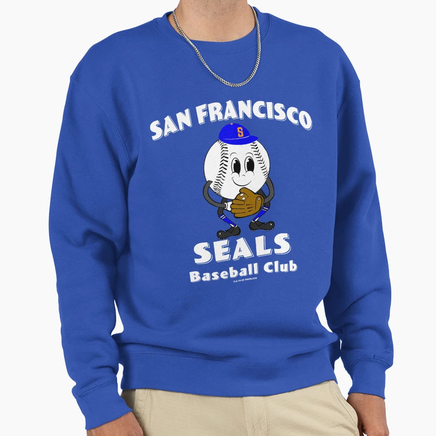 San Francisco Seals Ballman Sweatshirt - Fun Novelty Design Men Women - T-Shirt, Sweatshirt, Hoodie