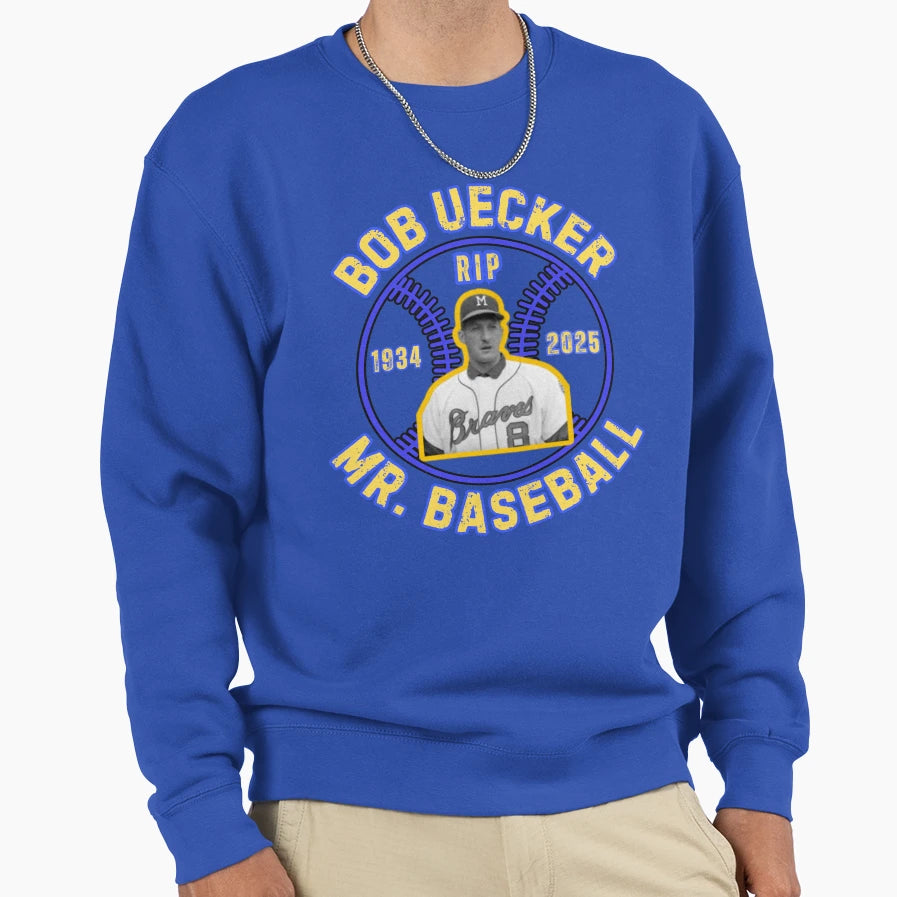 Bob Uecker Sweatshirt - Custom Art Print Men Women - T-Shirt, Sweatshirt, Hoodie