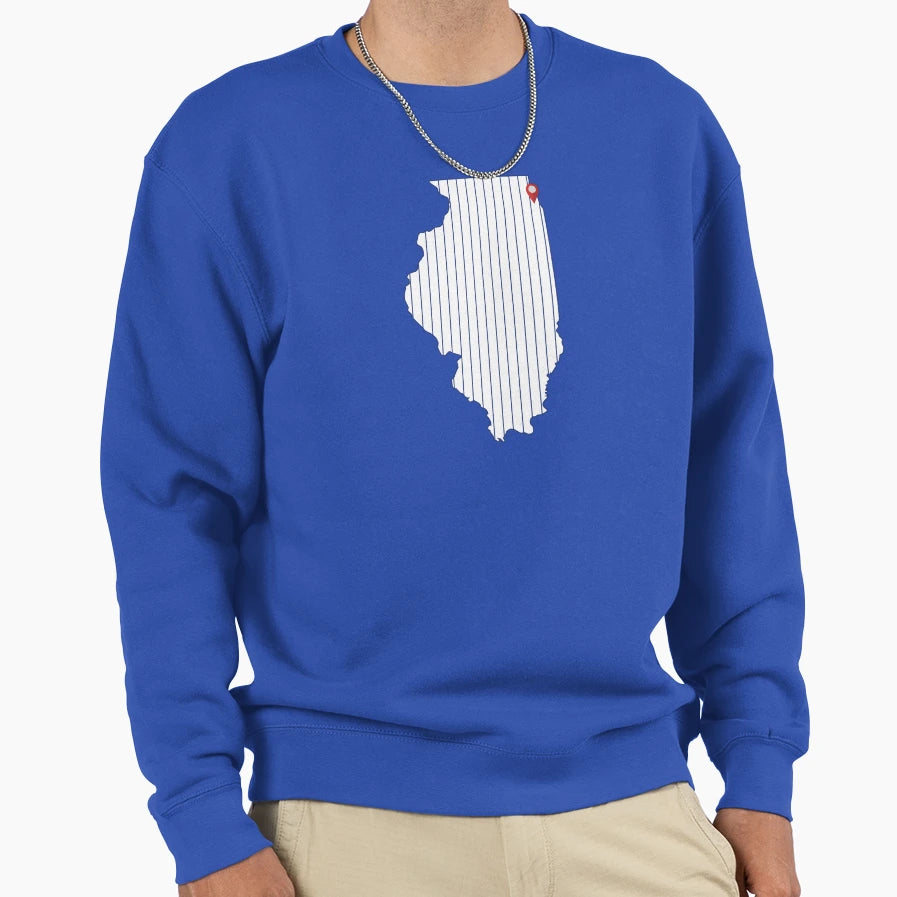 Chicago Baseball Sweatshirt - Trendy Graphic for Adults - T-Shirt, Sweatshirt, Hoodie