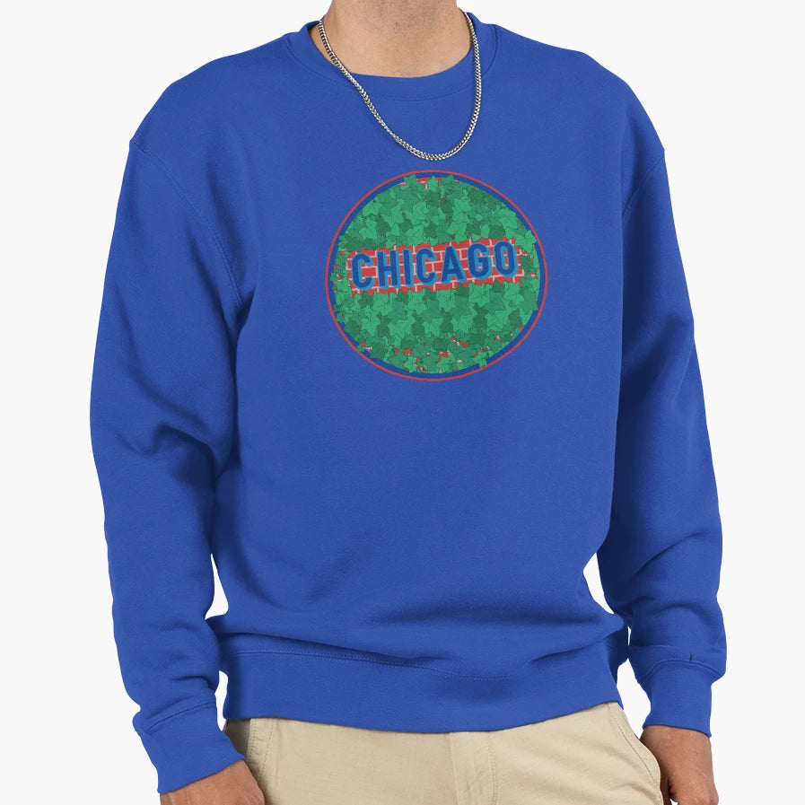Chicago Ivy Crest Sweatshirt - Fun Novelty Design Men Women - T-Shirt, Sweatshirt, Hoodie