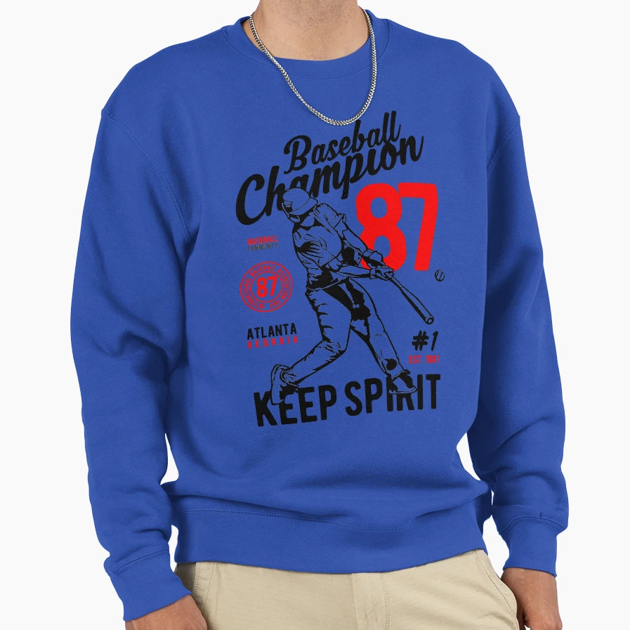 Baseball 1987 Sweatshirt - Unique Graphic for Adults - T-Shirt, Sweatshirt, Hoodie