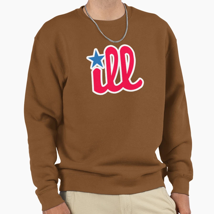 Ill Red And Blue Sweatshirt - Streetwear Style Unisex - T-Shirt, Sweatshirt, Hoodie