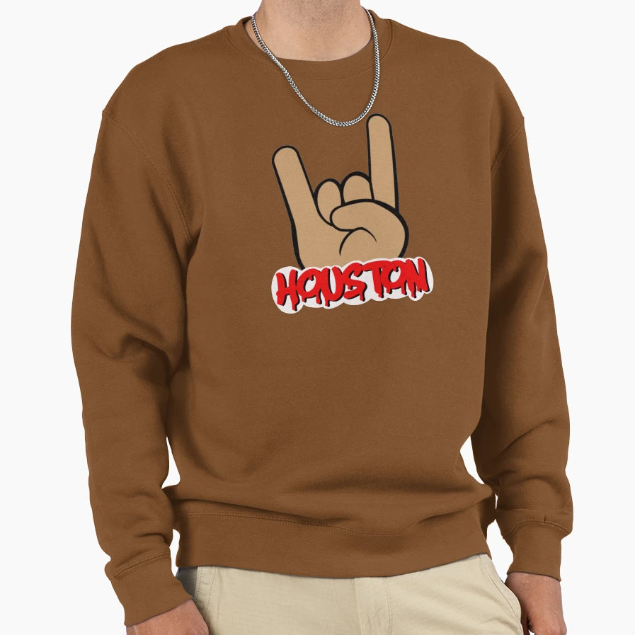 Houston Sweatshirt - Trendy Graphic for Adults - T-Shirt, Sweatshirt, Hoodie