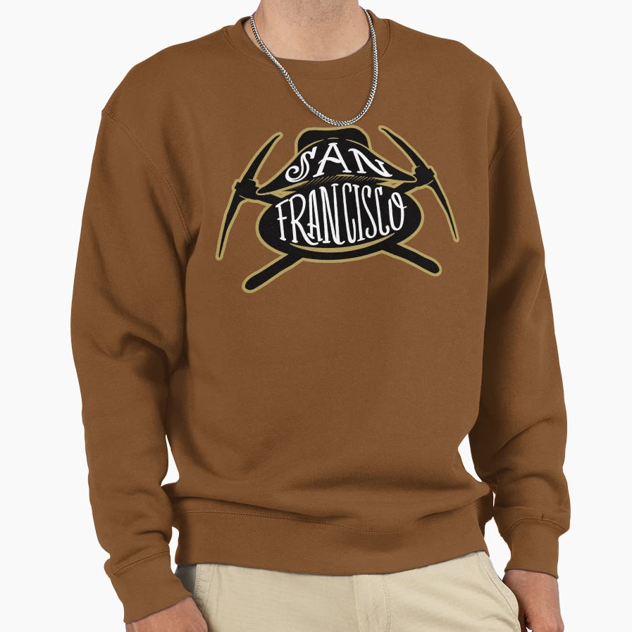 San Francisco Hand Drawn Type Sweatshirt - Novelty Apparel Men Women - T-Shirt, Sweatshirt, Hoodie