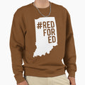 Red Ed Indiana Teacher Sweatshirt - Streetwear Style Unisex - T-Shirt, Sweatshirt, Hoodie