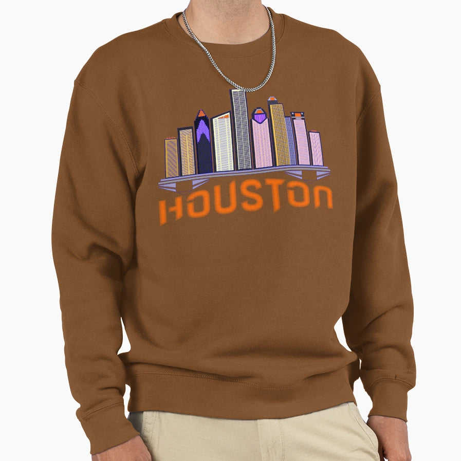 Houston Sweatshirt - Graphic Print for Adults - T-Shirt, Sweatshirt, Hoodie
