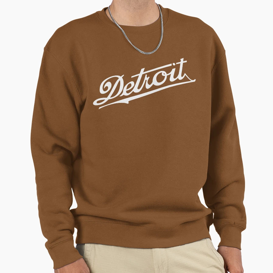 Detroit Script Sweatshirt - Unique Graphic Unisex - T-Shirt, Sweatshirt, Hoodie