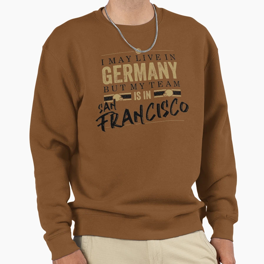 San Francisco Football Team Sweatshirt - Casual Everyday Wear for Adults - T-Shirt, Sweatshirt, Hoodie