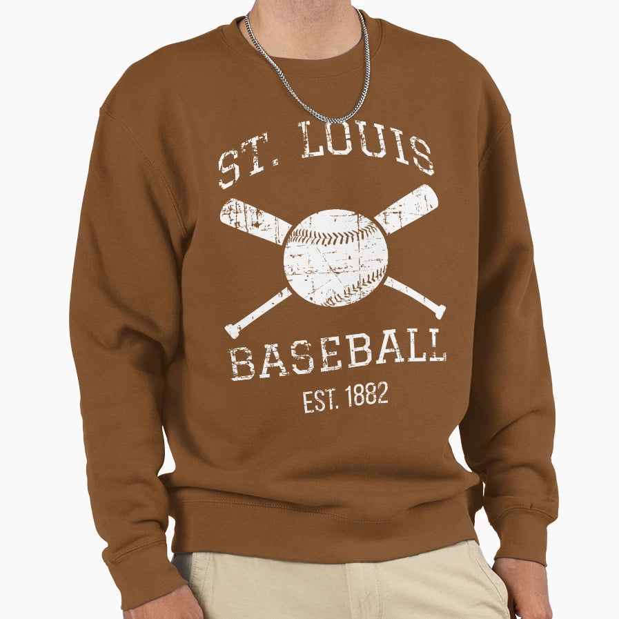 St Louis Baseball Team I Sweatshirt - Novelty Apparel Men Women - T-Shirt, Sweatshirt, Hoodie