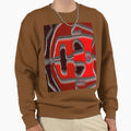 Abstractly Way Work Pattern Sweatshirt - Minimalist Print Unisex - T-Shirt, Sweatshirt, Hoodie