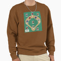Isotopes Softball Starting 9 Card Sweatshirt - Novelty Apparel Unisex - T-Shirt, Sweatshirt, Hoodie
