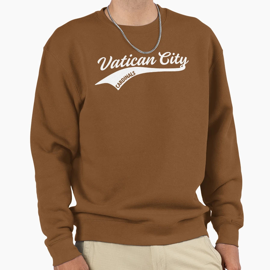 Cursive Vatican City Cardinals Sweatshirt - Minimalist Print Men Women - T-Shirt, Sweatshirt, Hoodie