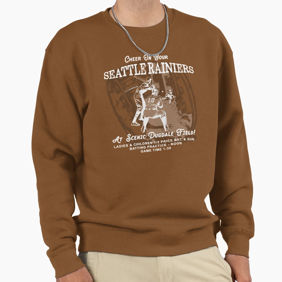 Cheer Your Seattle Rainiers Sweatshirt - Trendy Graphic for Adults - T-Shirt, Sweatshirt, Hoodie