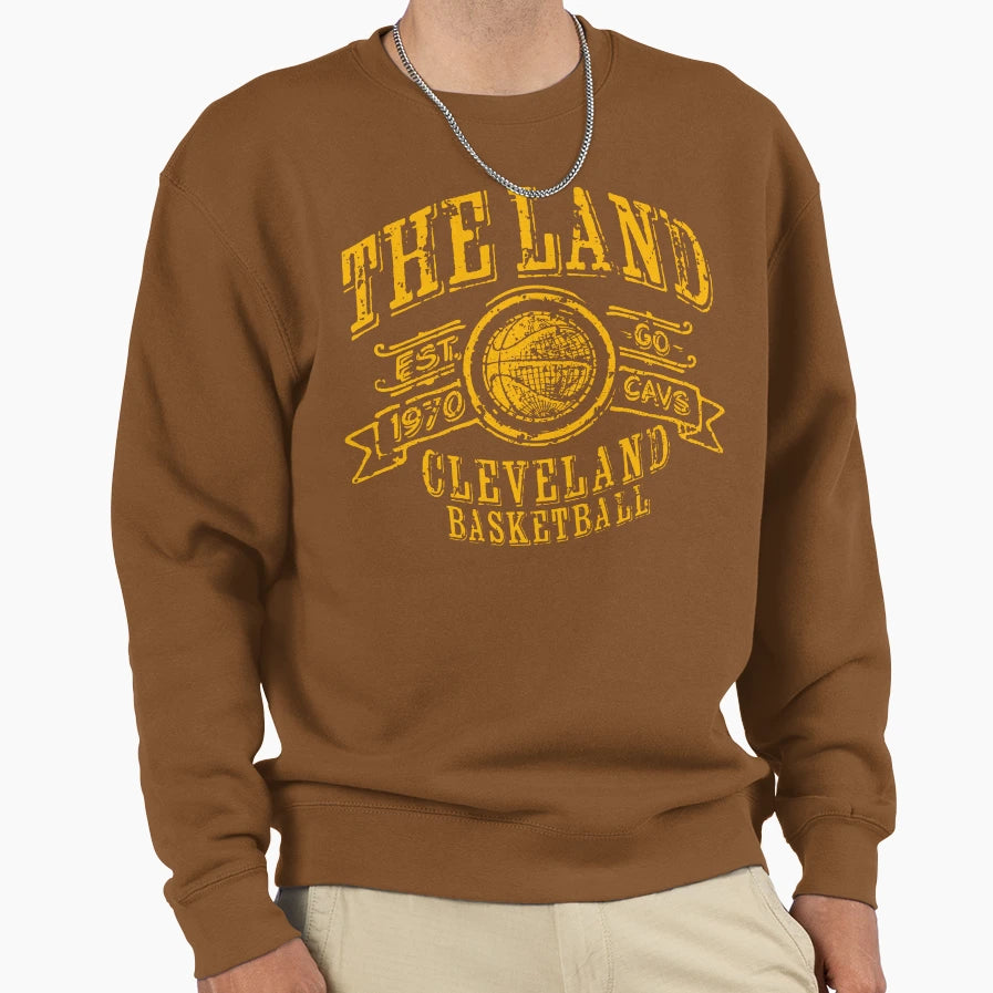 Land Basketball Sweatshirt - Trendy Graphic for Adults - T-Shirt, Sweatshirt, Hoodie