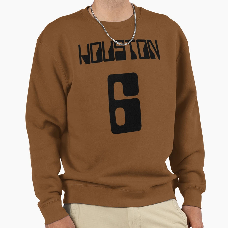 Rollerball Houston No 6 Sci Fi Sweatshirt - Minimalist Print Men Women - T-Shirt, Sweatshirt, Hoodie