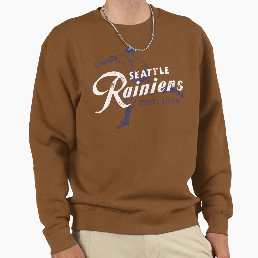 Seattle Rainiers Defunct Baseball Sweatshirt - Streetwear Style Men Women - T-Shirt, Sweatshirt, Hoodie
