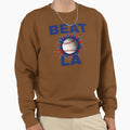 Beat La Usa Blue Text Sweatshirt - Minimalist Print Unisex - T-Shirt, Sweatshirt, Hoodie