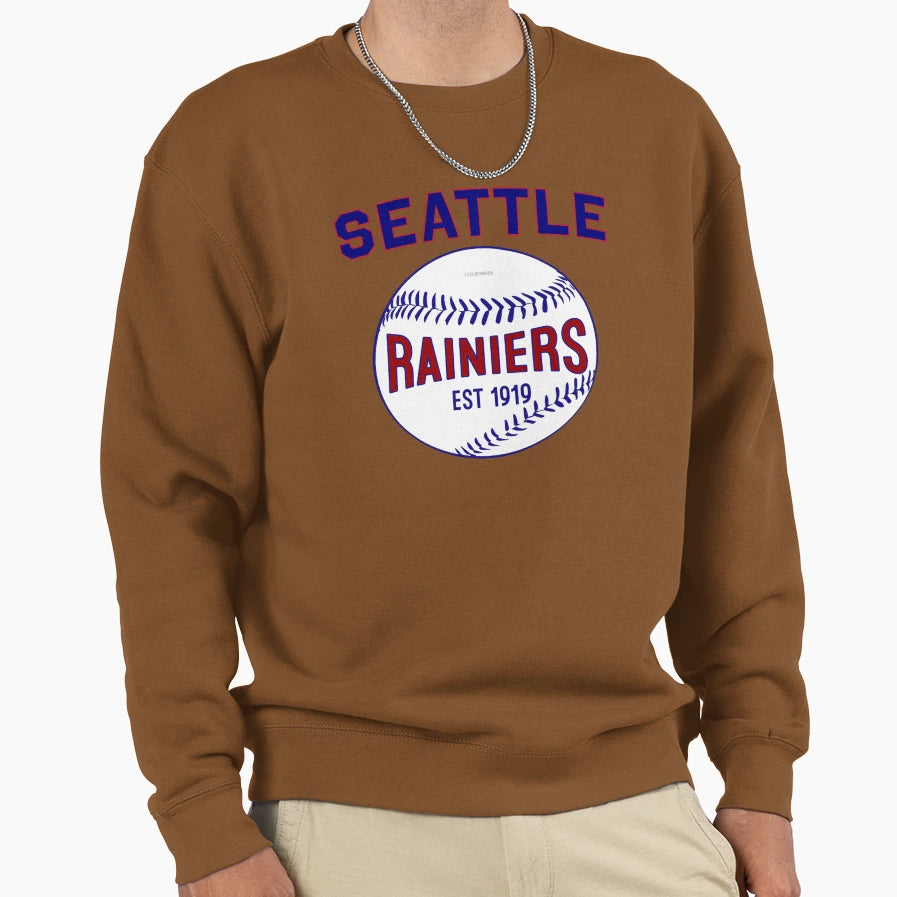 Seattle Rainiers Est 1919 Sweatshirt - Unique Graphic for Adults - T-Shirt, Sweatshirt, Hoodie