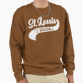 St Louis Baseball Swoosh Sweatshirt - Graphic Print for Adults - T-Shirt, Sweatshirt, Hoodie