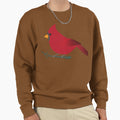 Cardinal Bird Sweatshirt - Casual Everyday Wear Men Women - T-Shirt, Sweatshirt, Hoodie