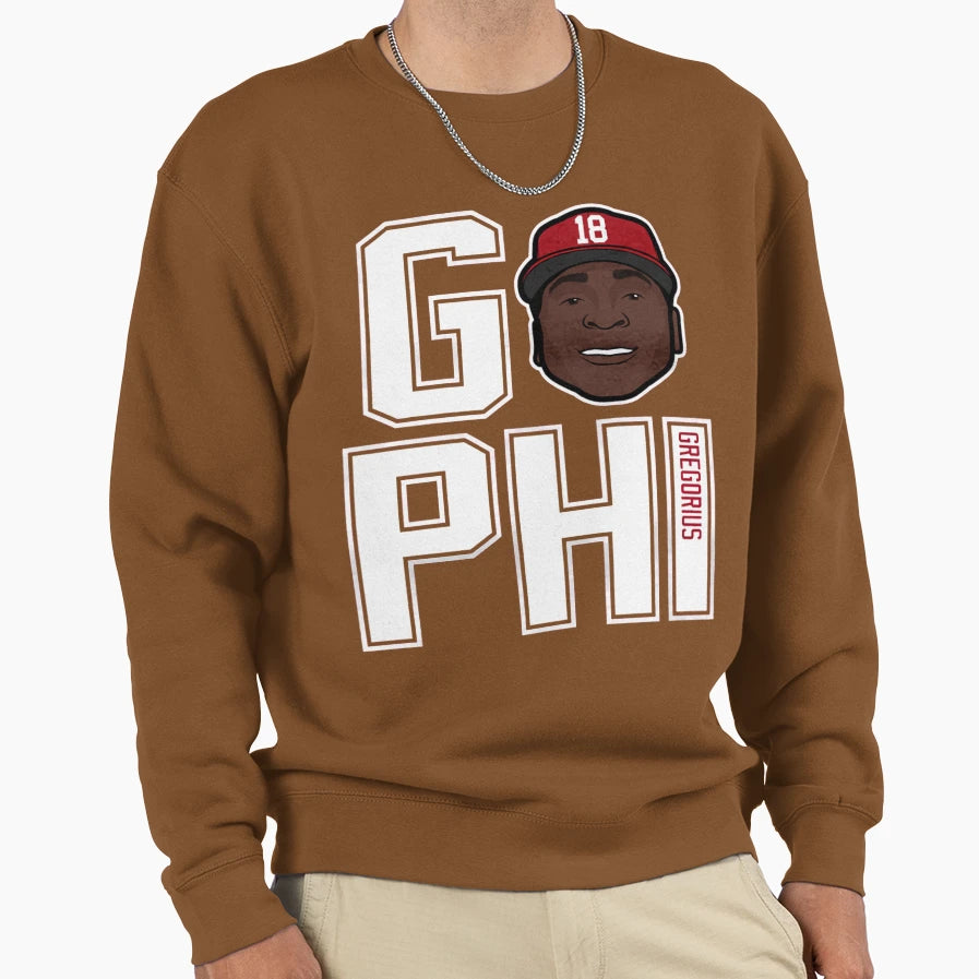 Didi Gregorius Go Phi Sweatshirt - Graphic Print Men Women - T-Shirt, Sweatshirt, Hoodie