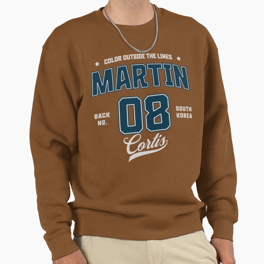 Martin Varsity Cortis Morcaworks Sweatshirt - Unique Graphic Unisex - T-Shirt, Sweatshirt, Hoodie