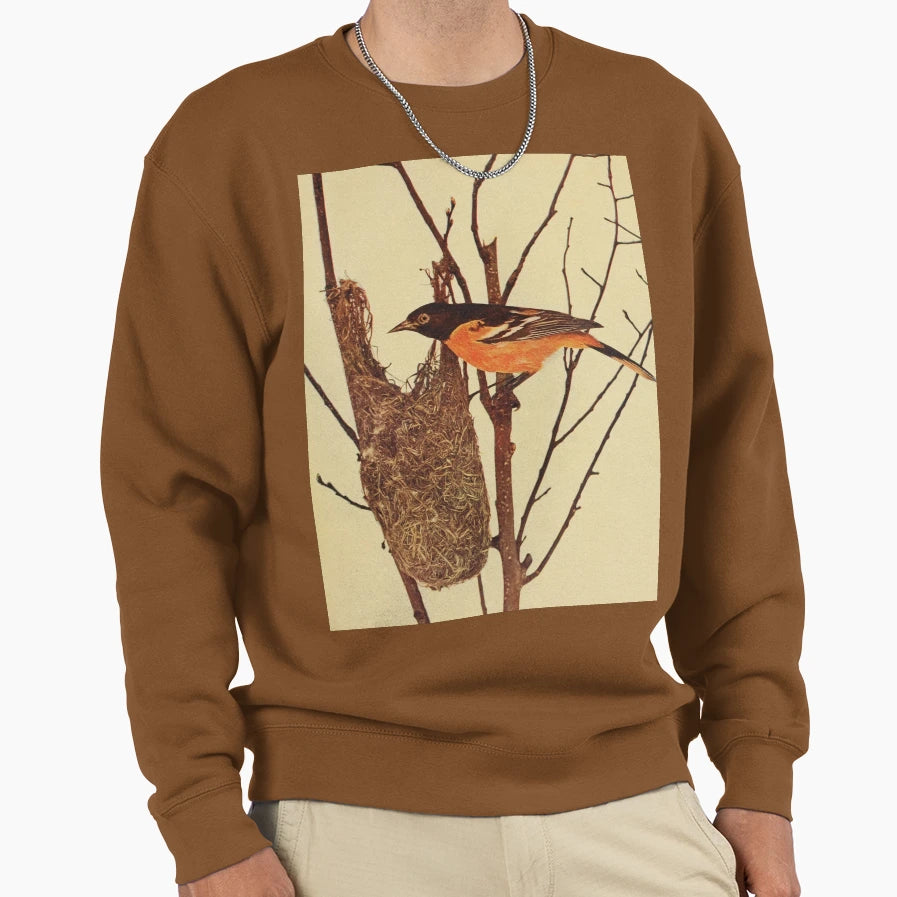 Baltimore Oriole Nest Sweatshirt - Novelty Apparel Unisex - T-Shirt, Sweatshirt, Hoodie