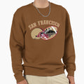 Sf San Francisco Football Sweatshirt - Custom Art Print Men Women - T-Shirt, Sweatshirt, Hoodie