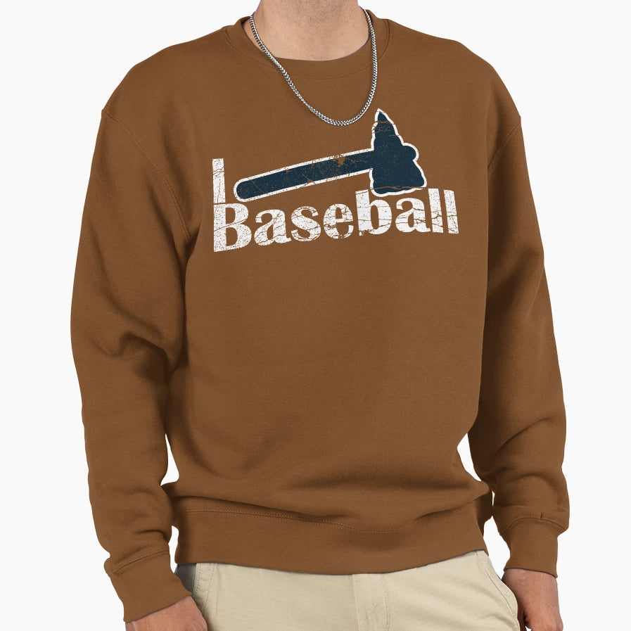 I Love Baseball Sweatshirt - Trendy Graphic for Adults - T-Shirt, Sweatshirt, Hoodie
