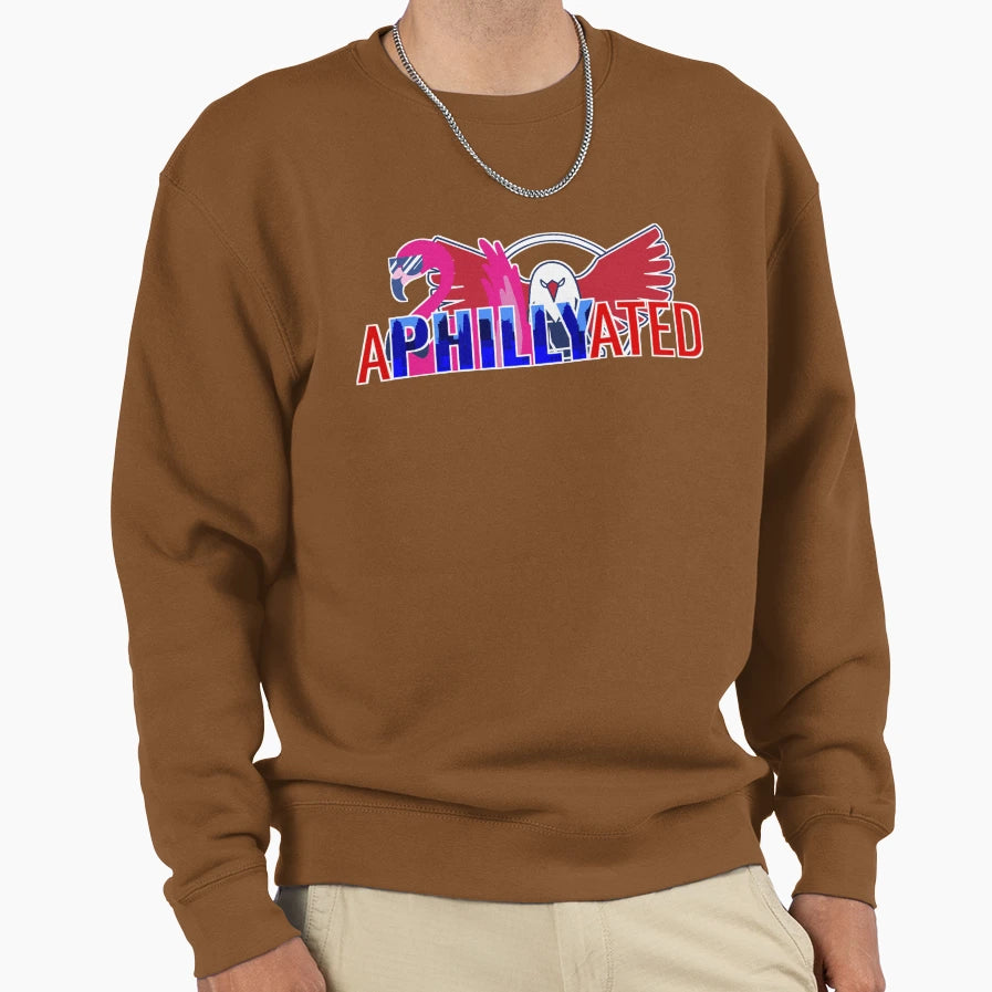 Freedom Flamingos Aphillyated Sweatshirt - Novelty Apparel for Adults - T-Shirt, Sweatshirt, Hoodie