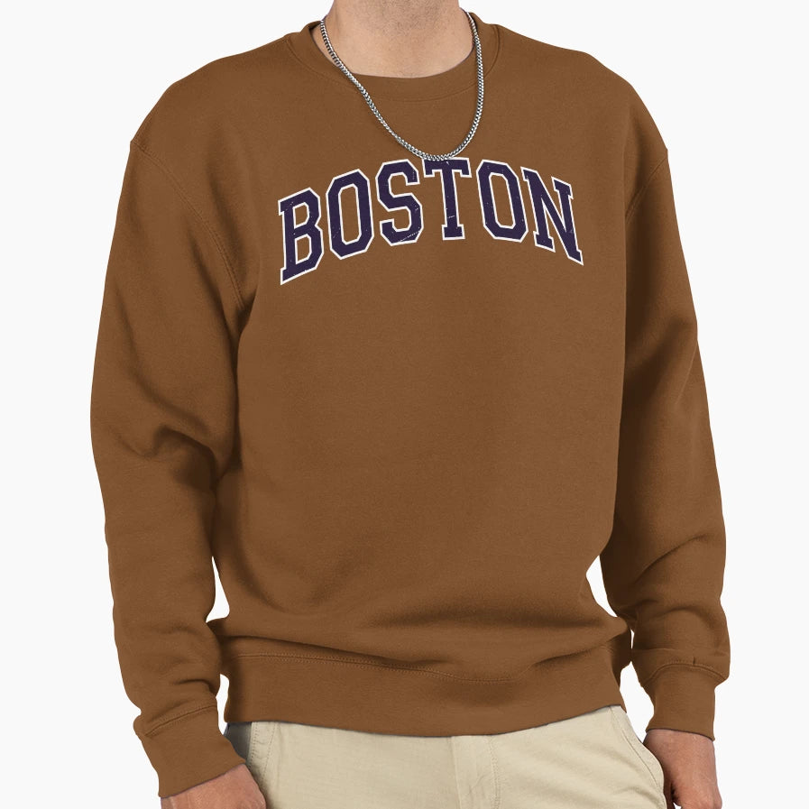 Boston Massachusetts Ma Sports Red T-Shirt - Minimalist Print Men Women - T-Shirt, Sweatshirt, Hoodie