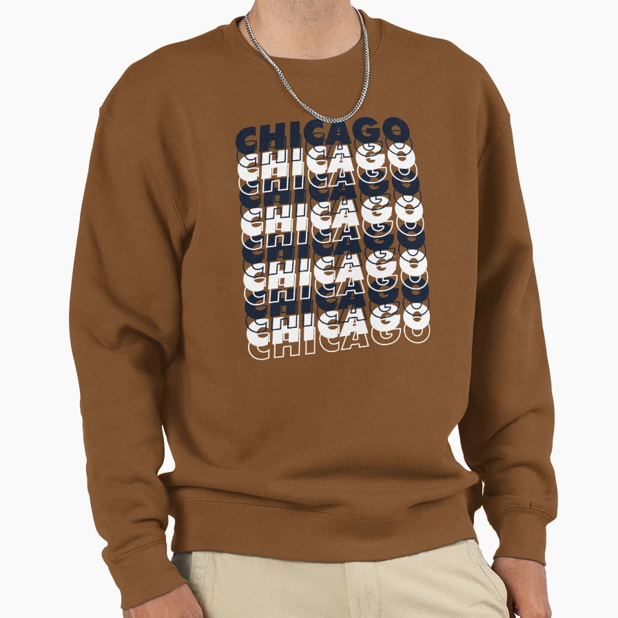 Chicago Bears Colors Sweatshirt - Minimalist Print Unisex - T-Shirt, Sweatshirt, Hoodie