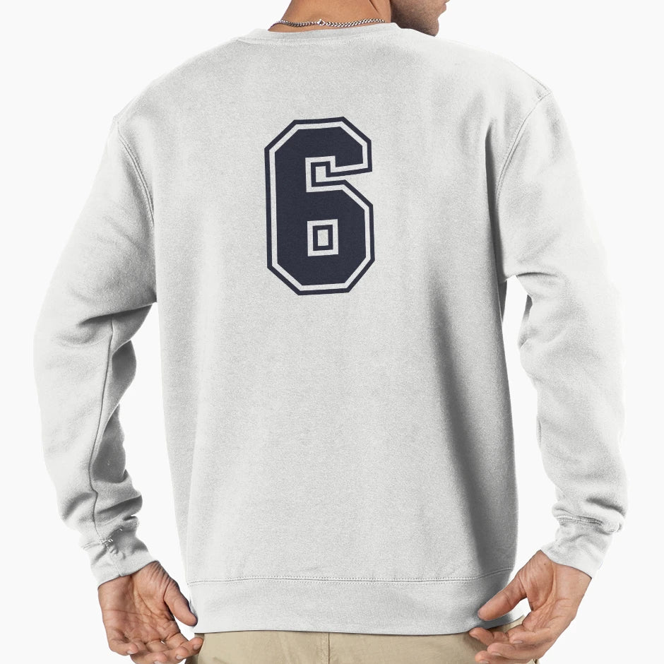 6 Sports Number Six Sweatshirt - Custom Art Print Unisex - T-Shirt, Sweatshirt, Hoodie
