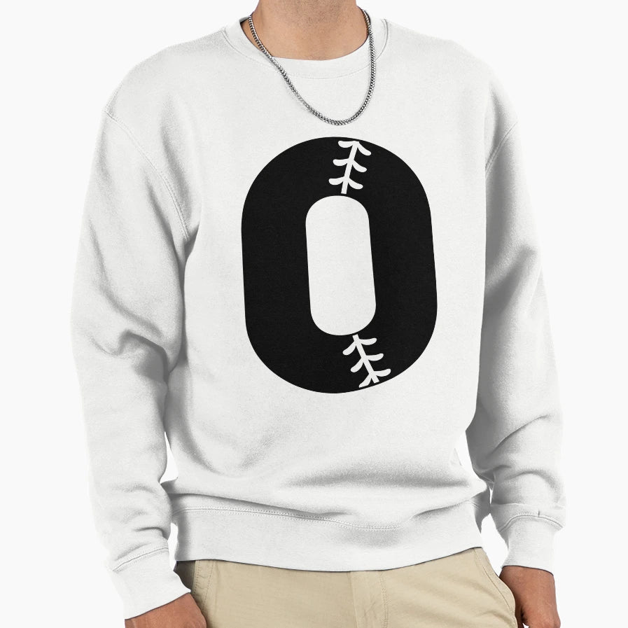 Baseball Number 0 Sweatshirt - Graphic Print for Adults - T-Shirt, Sweatshirt, Hoodie